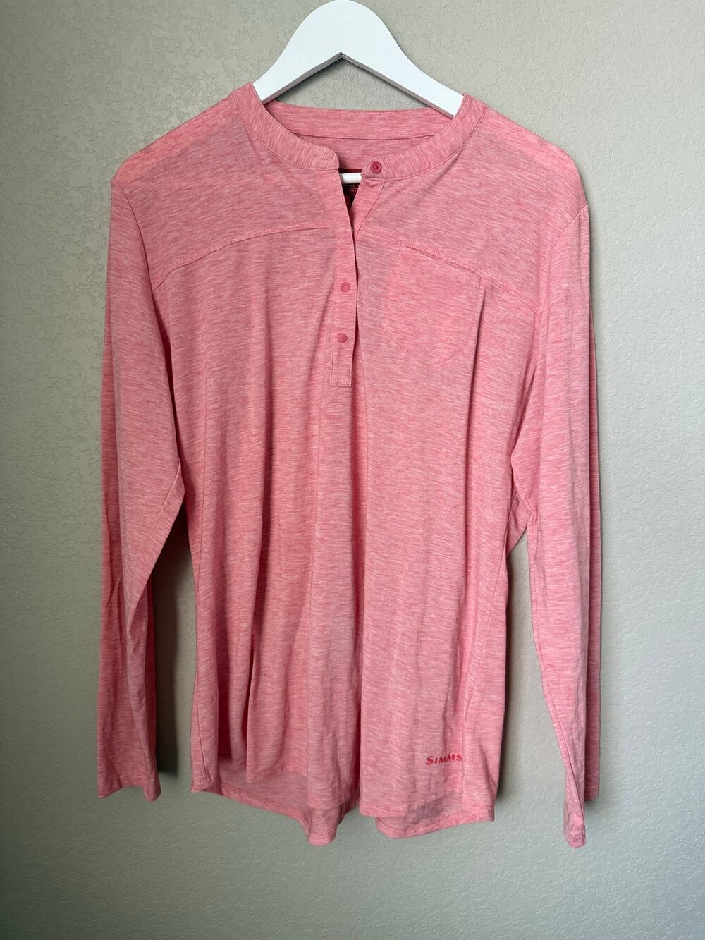 Simms Fishing Shirt Women's Size XL Outdoors Boating Lightweight Sun Protection